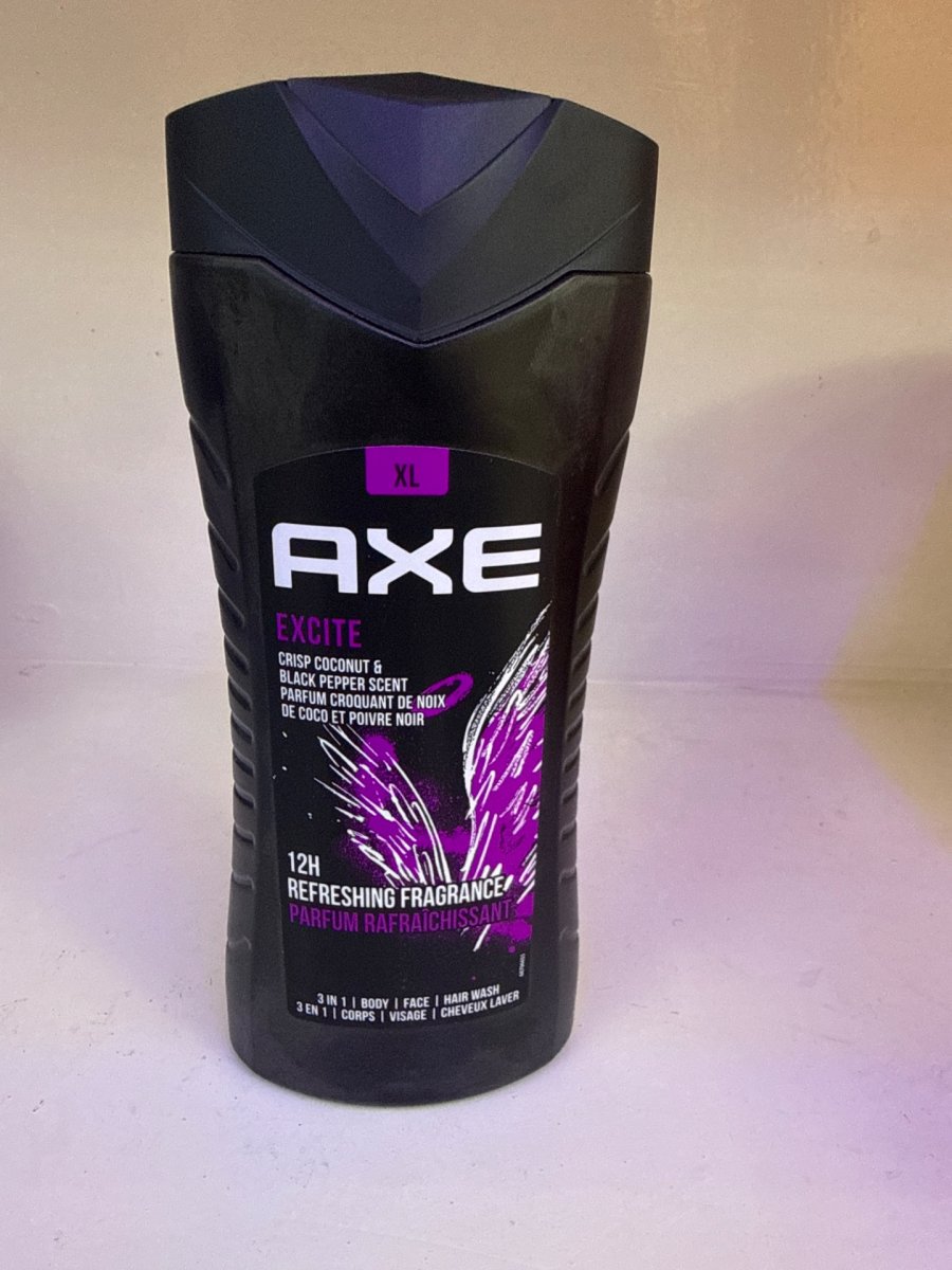 Axe excite 3in1 body, face, hair wash 400ml
